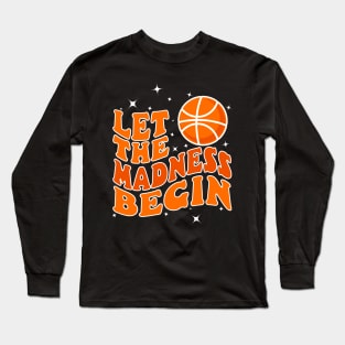 College basketball groovy Long Sleeve T-Shirt